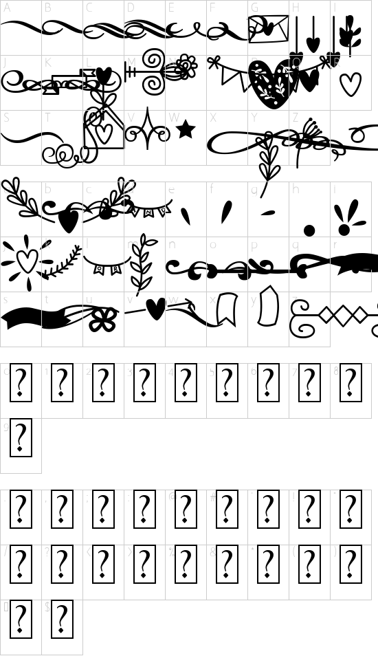 character map