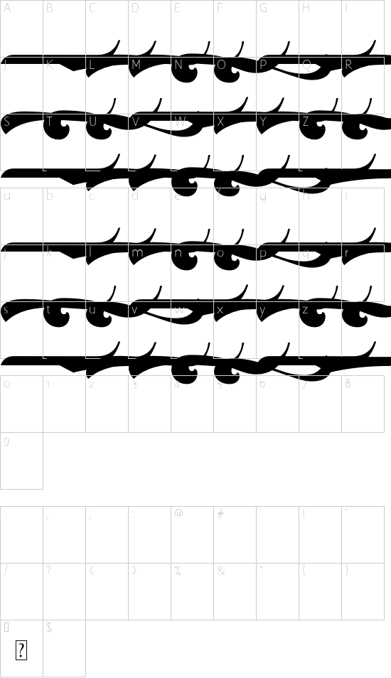 character map