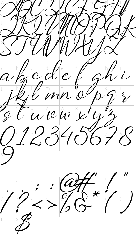 character map