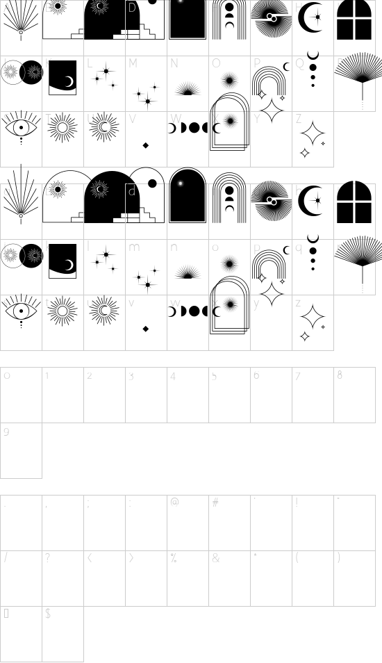 character map