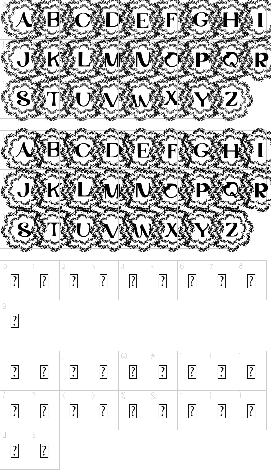 character map