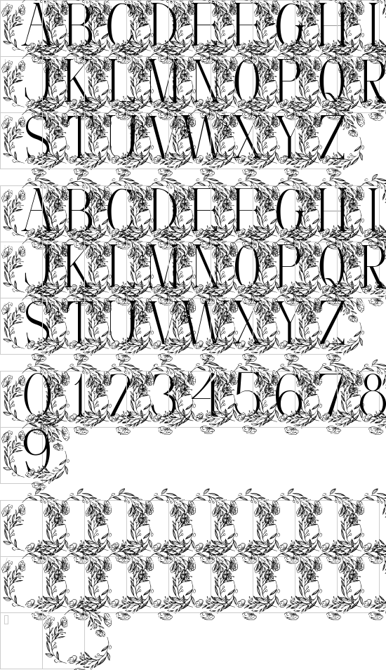 character map