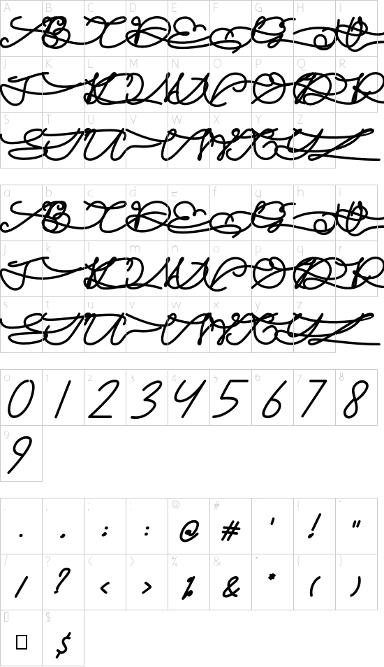 character map
