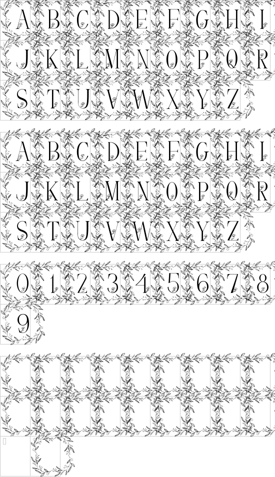 character map