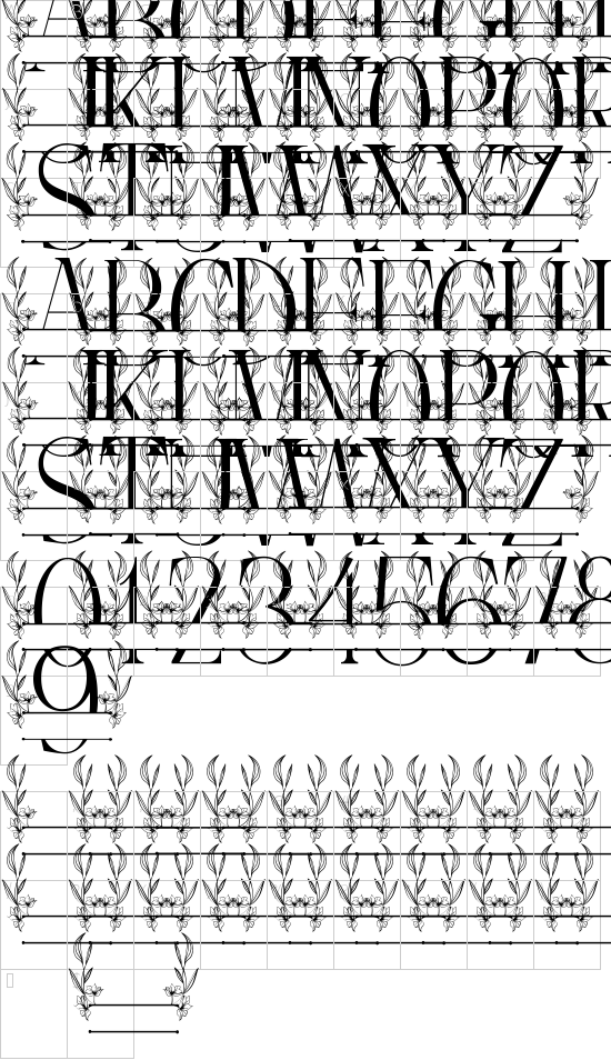character map