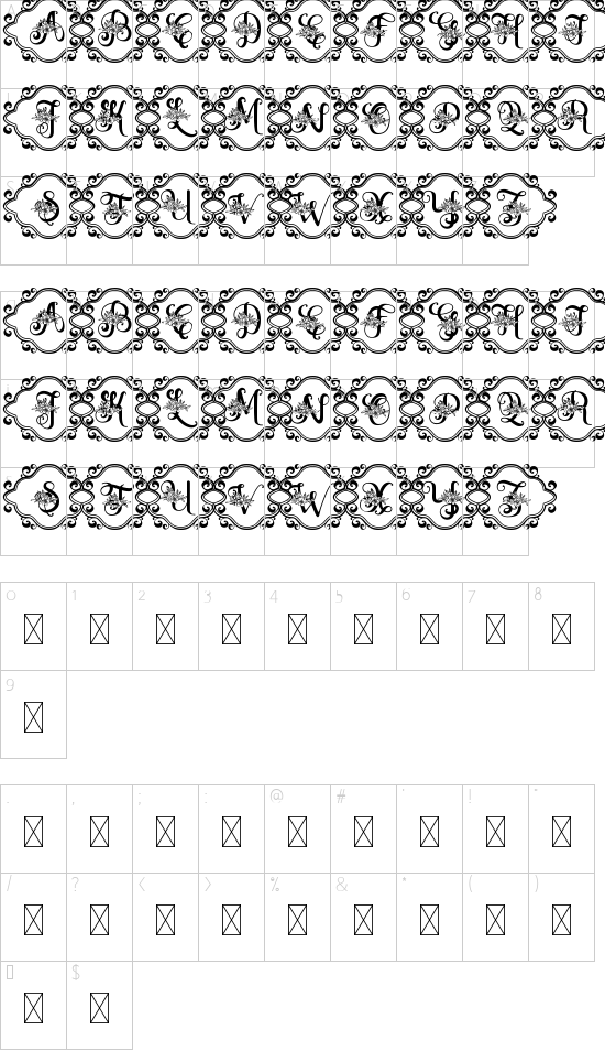 character map