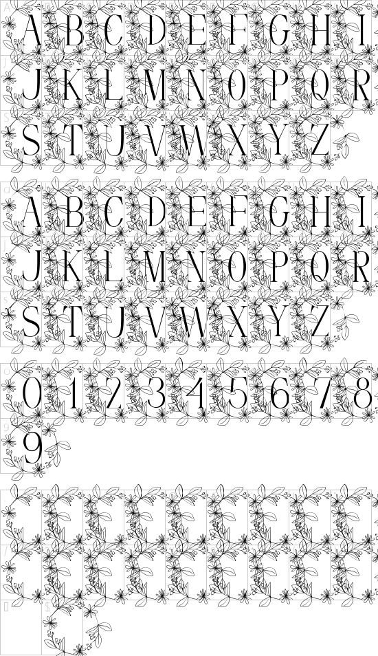 character map