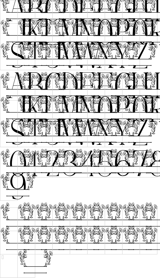 character map