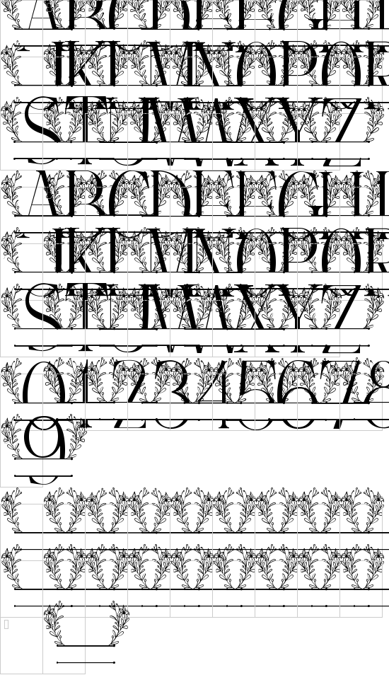 character map