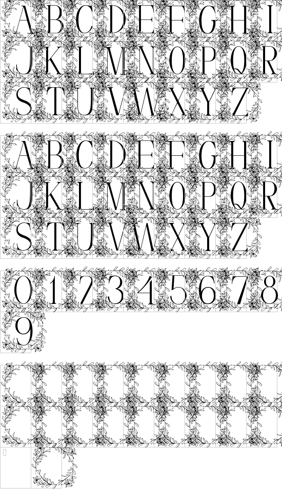 character map