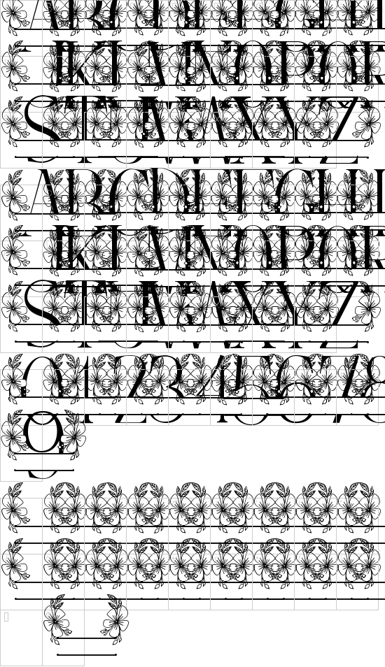 character map