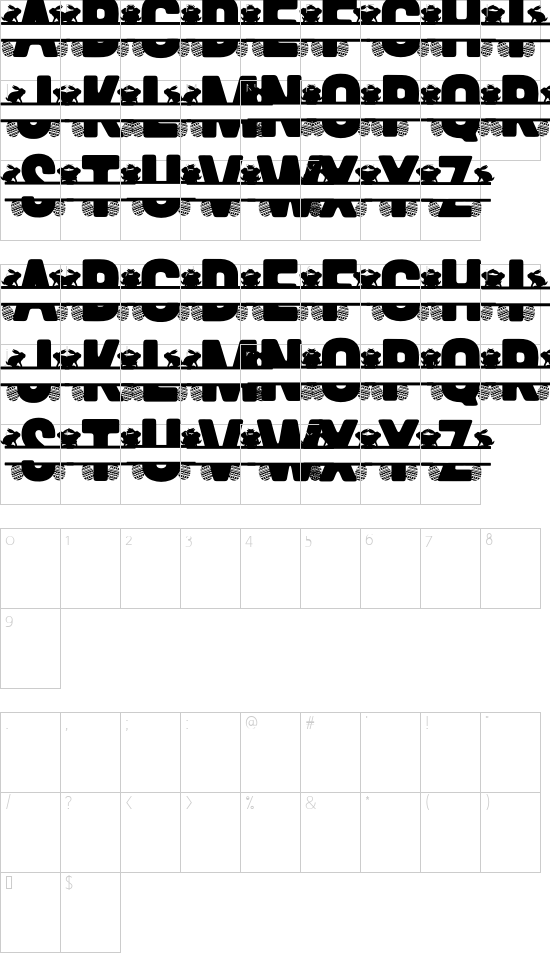 character map