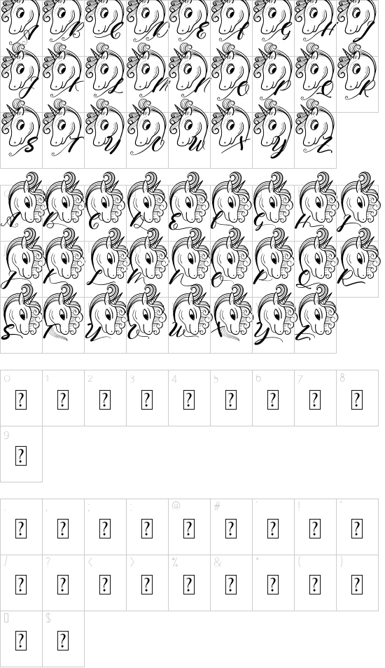 character map