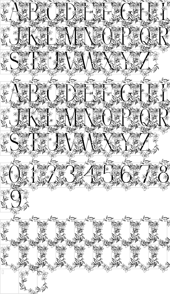 character map