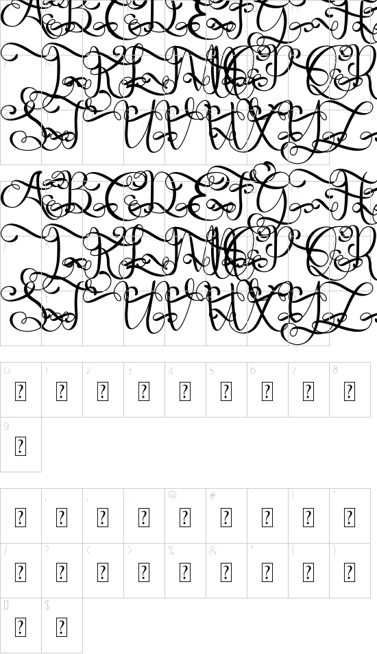 character map