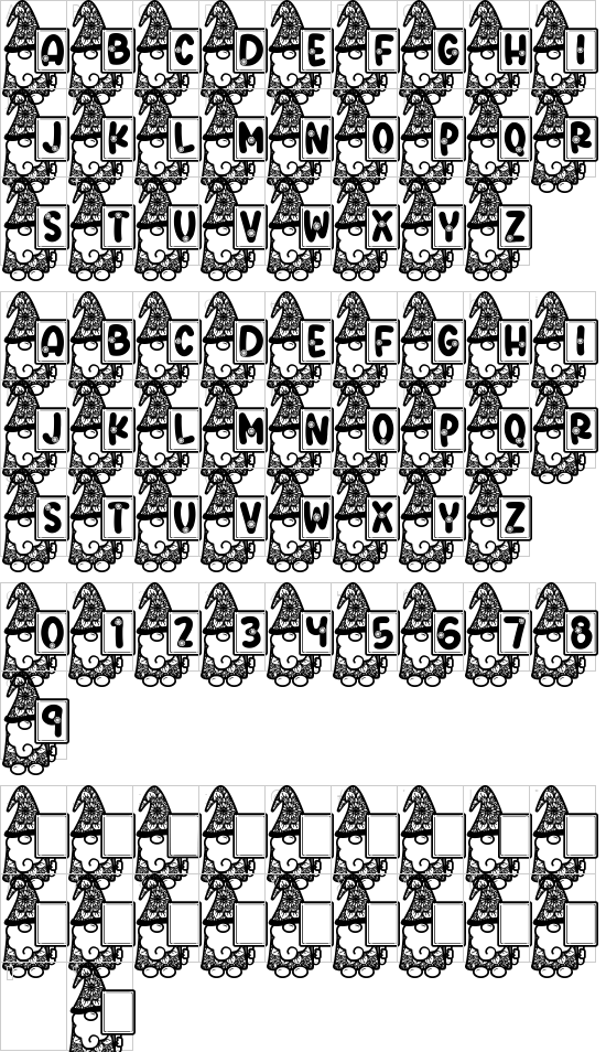 character map