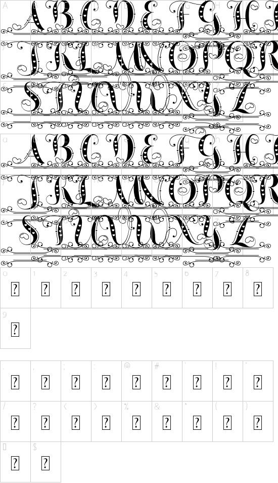 character map