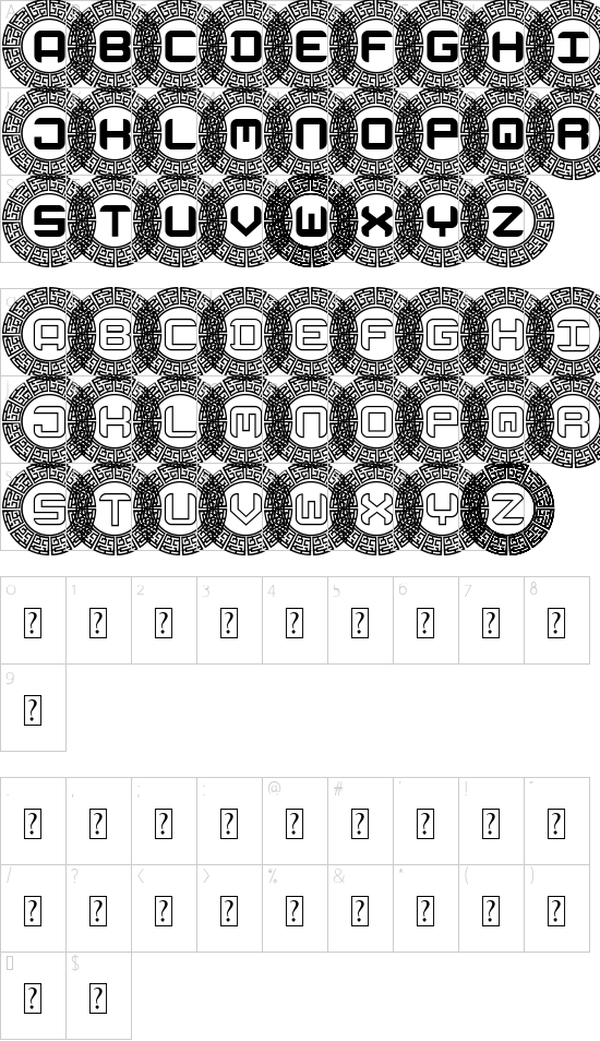 character map