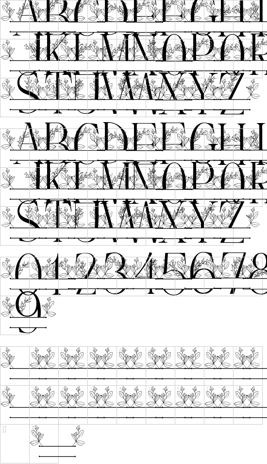 character map