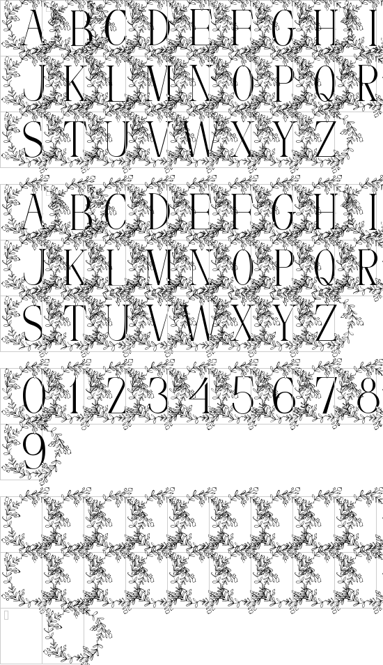 character map