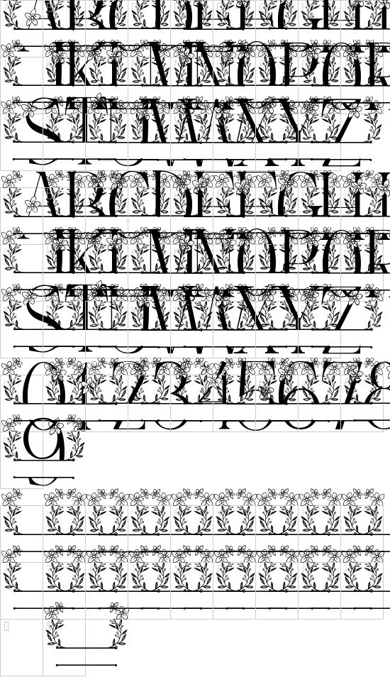 character map