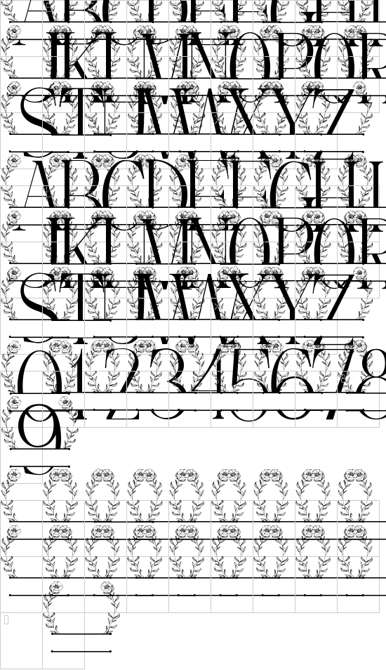 character map
