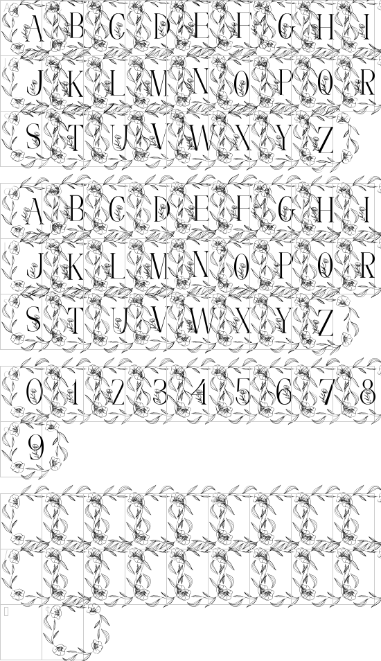 character map