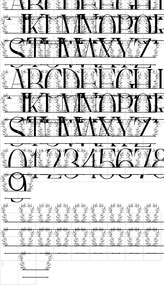 character map