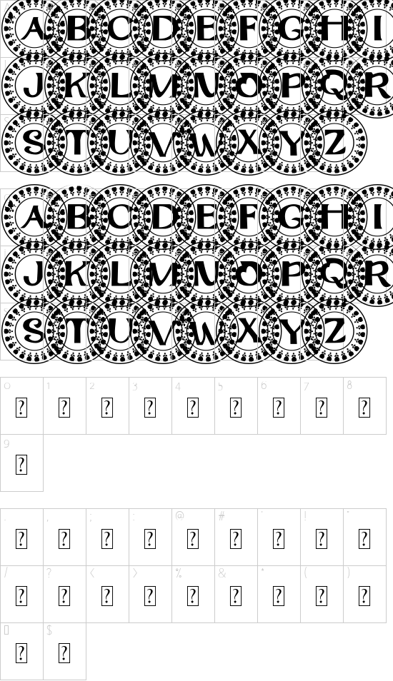 character map