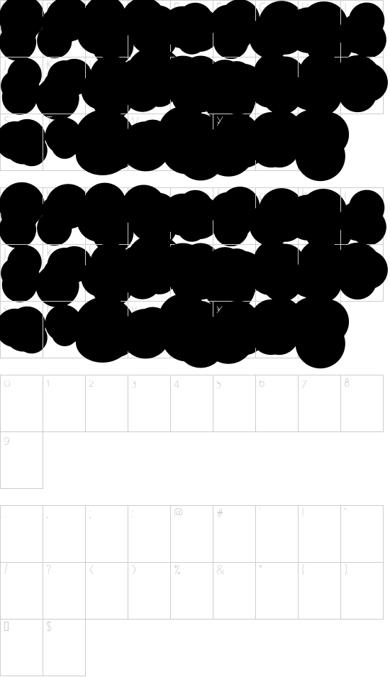 character map