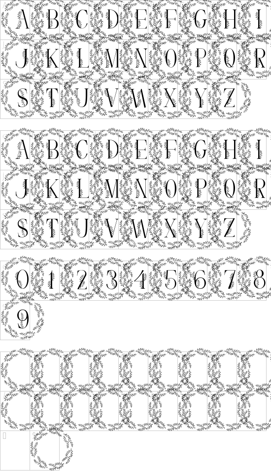 character map