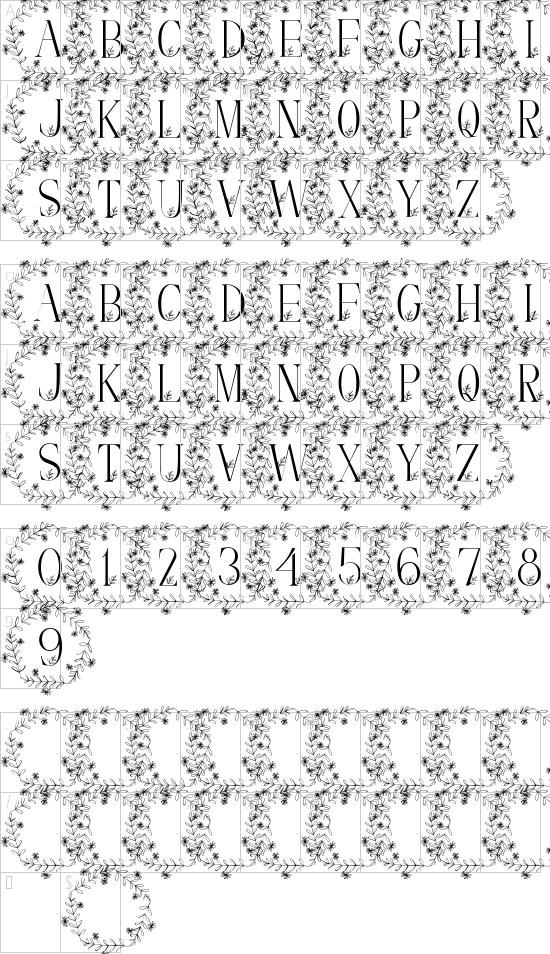 character map