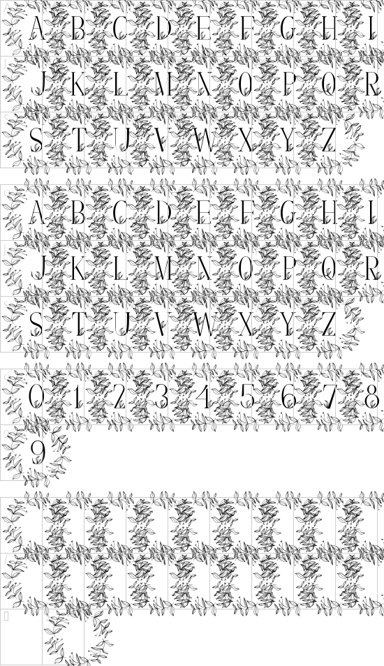 character map