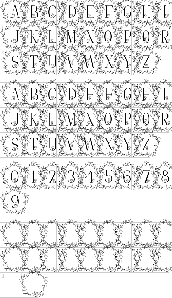 character map