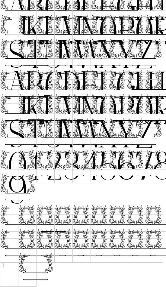 character map