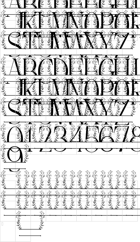 character map