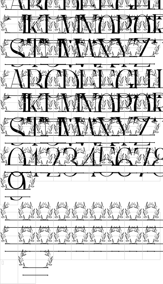 character map