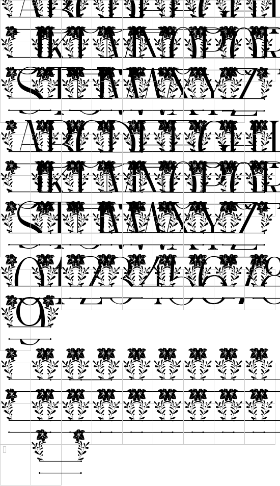 character map