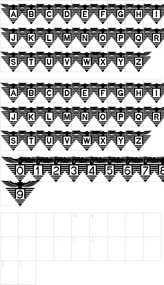 character map