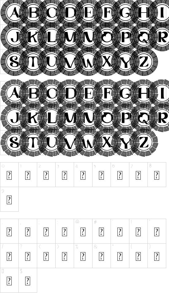 character map