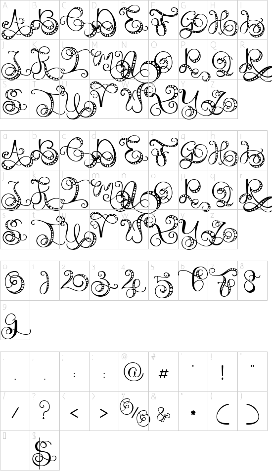 character map