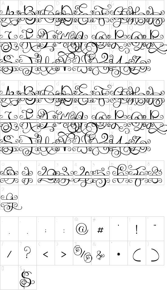 character map