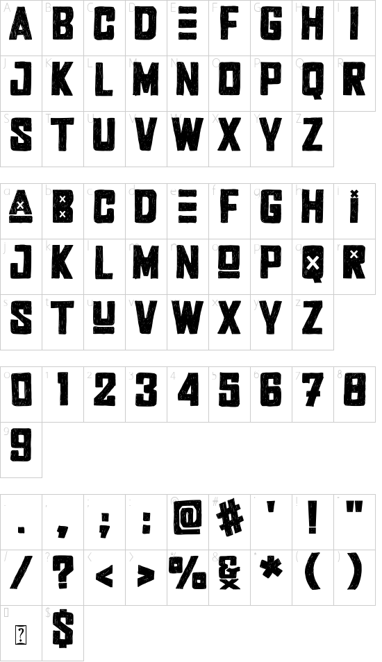 character map