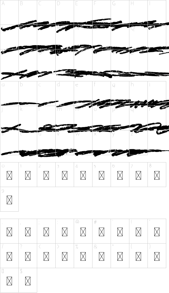 character map